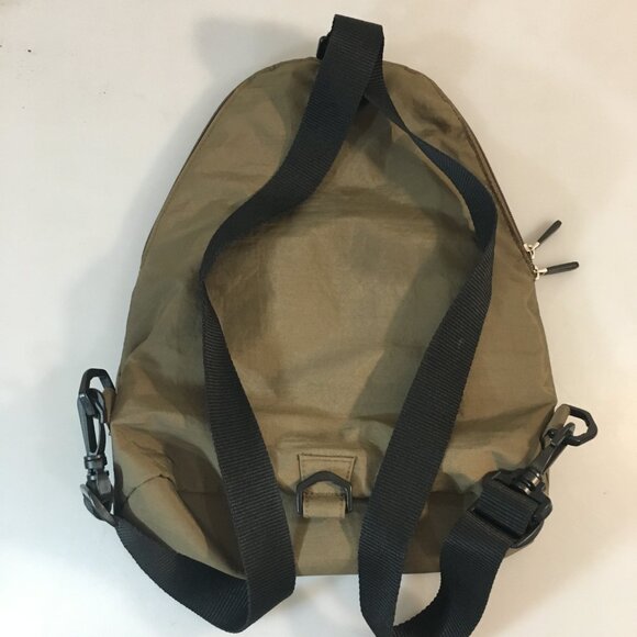 Baggallini Olive Green Nylon Lightweight Backpack Handbag